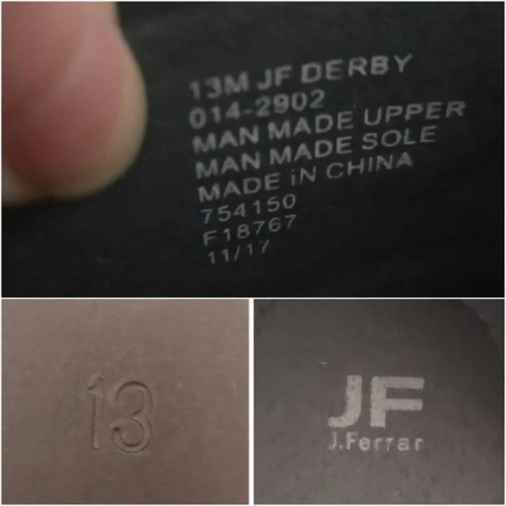 jf j.ferrar black polished
